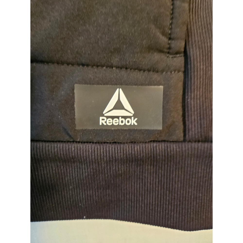 Reebok Womens Black Quilted Puffer Vest Full Zip Mock Neck REW233OW01 Size M - Picture 7 of 9